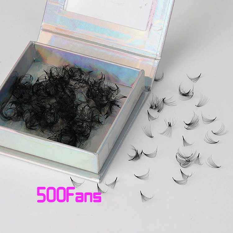 500 명의 팬 트레이 볼륨 속눈썹