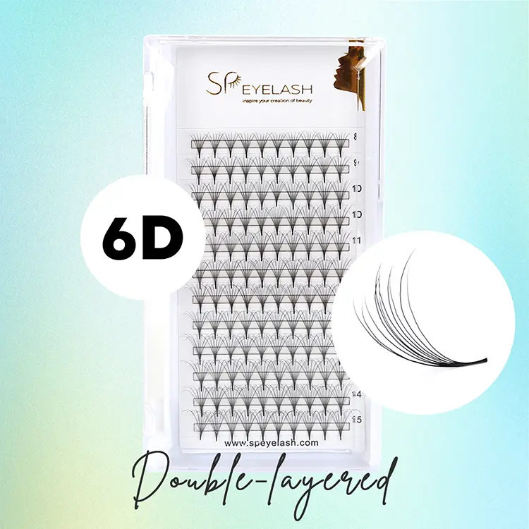이중 레이어 동백 6D Promade 팬